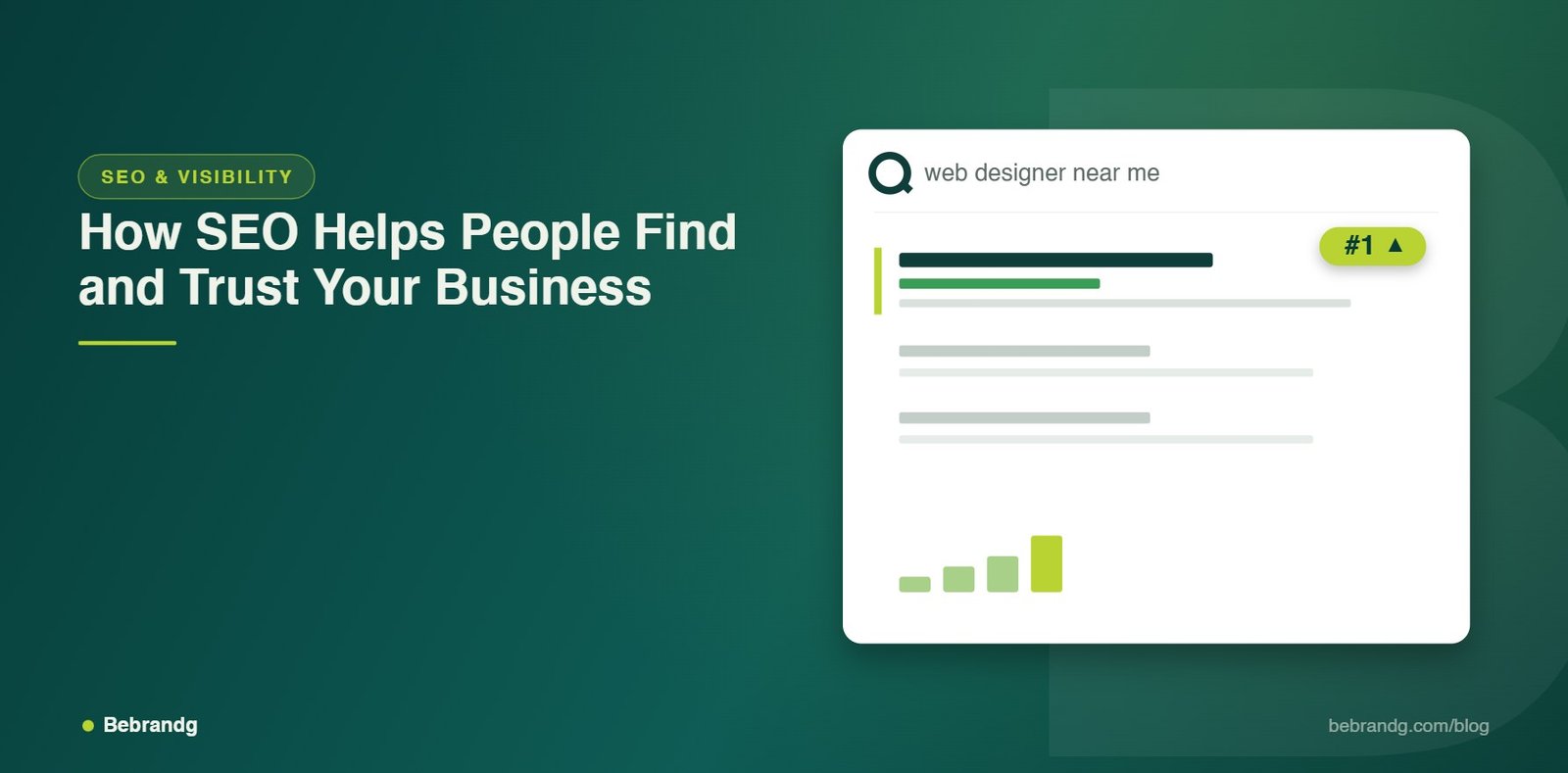 Bebrandg article about seo and business trust