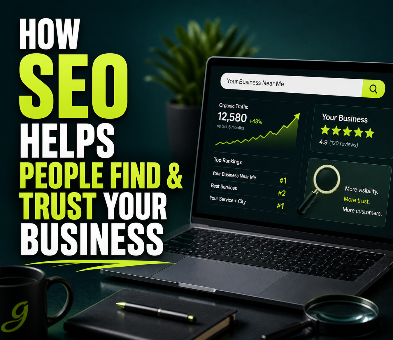 Bebrandg blog article on SEO and business trust