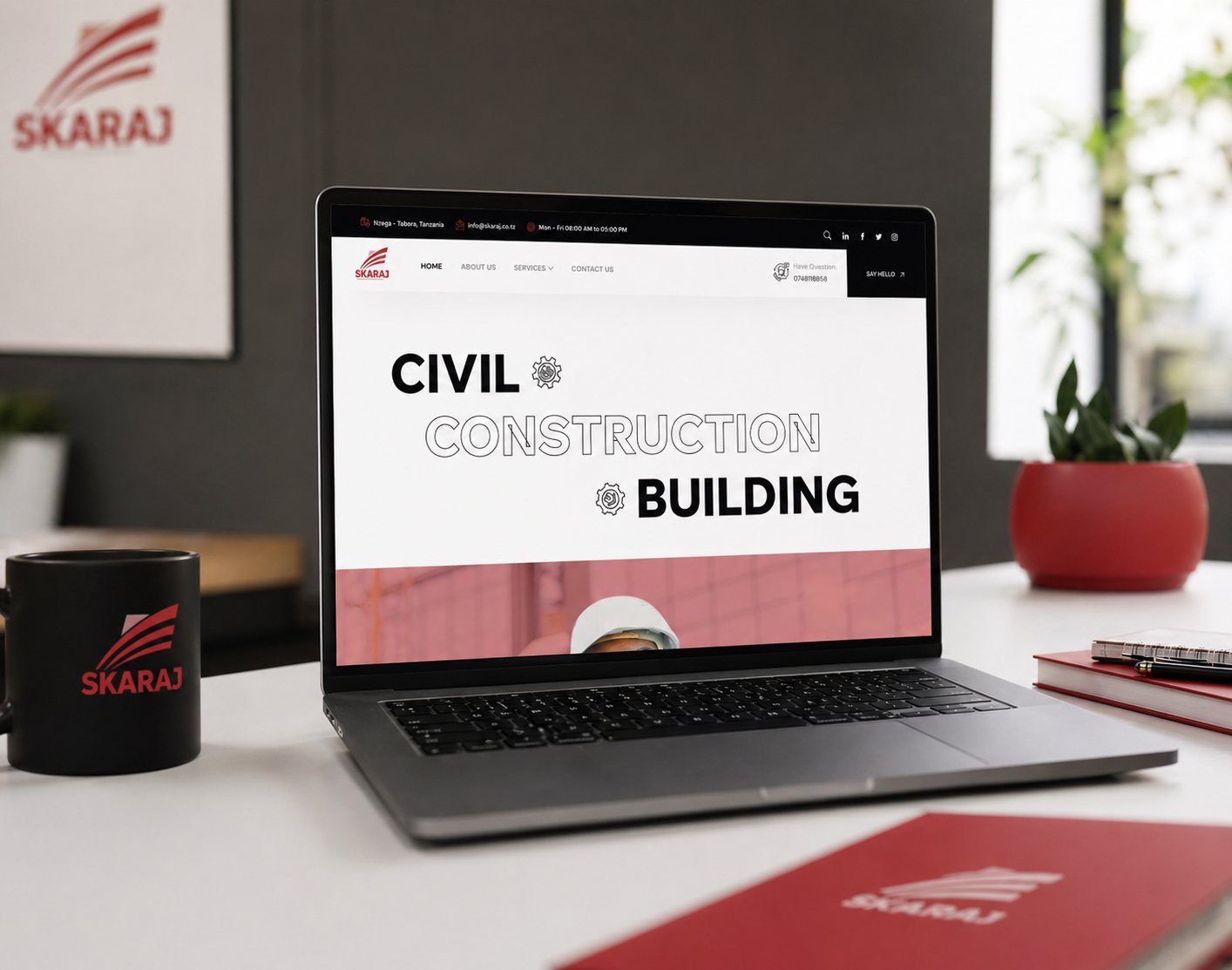 Bebrandg Skaraj Construction Website Project preview