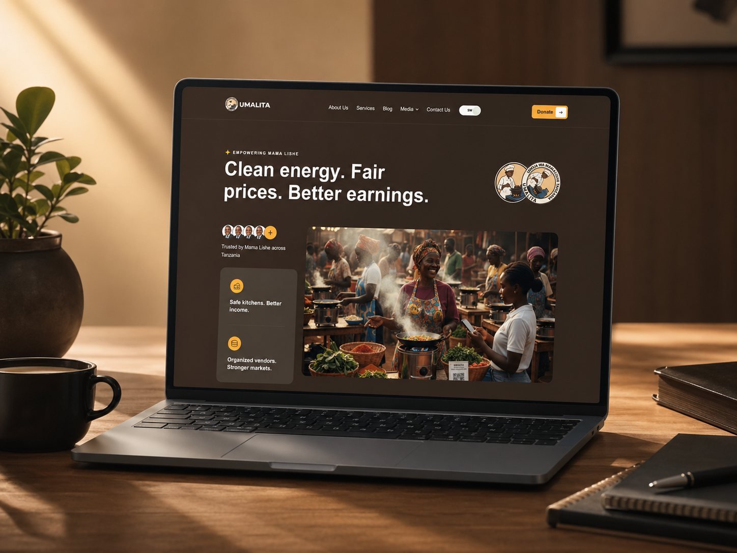 Bebrandg UMALITA Organisation Website Project preview