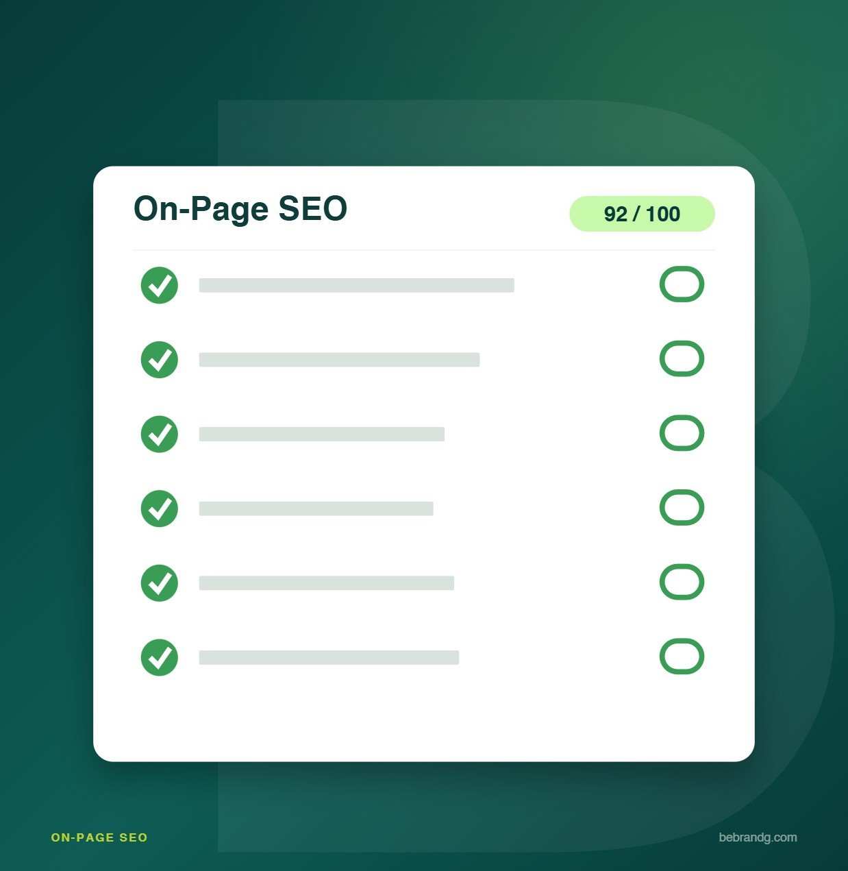 Bebrandg SEO service visual