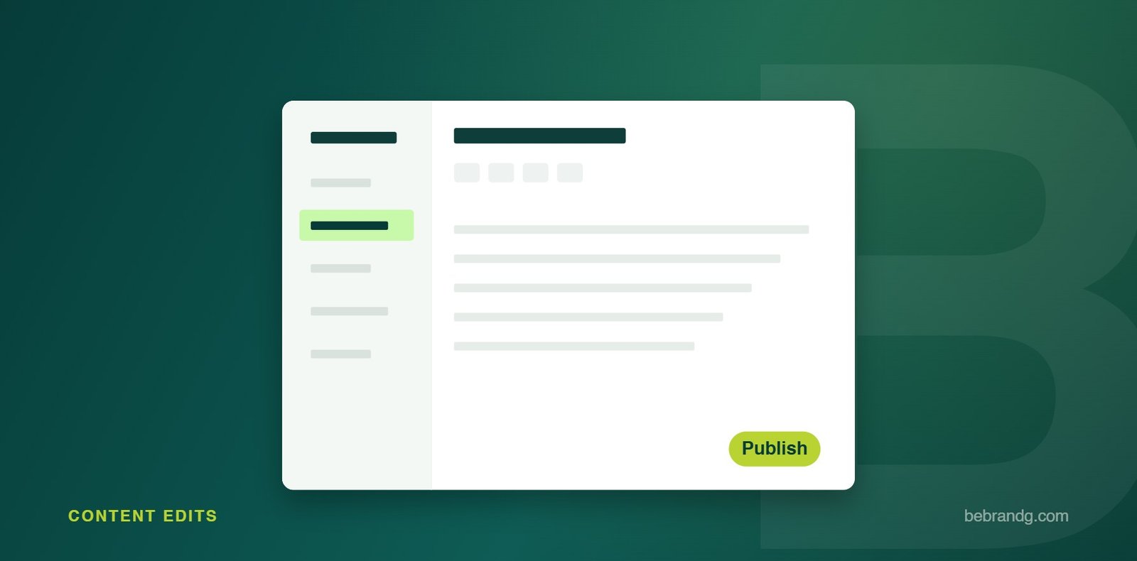 Bebrandg Website Management service visual